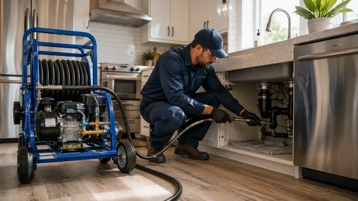 Kitchen Drain Hydro Jetting in Ranchita