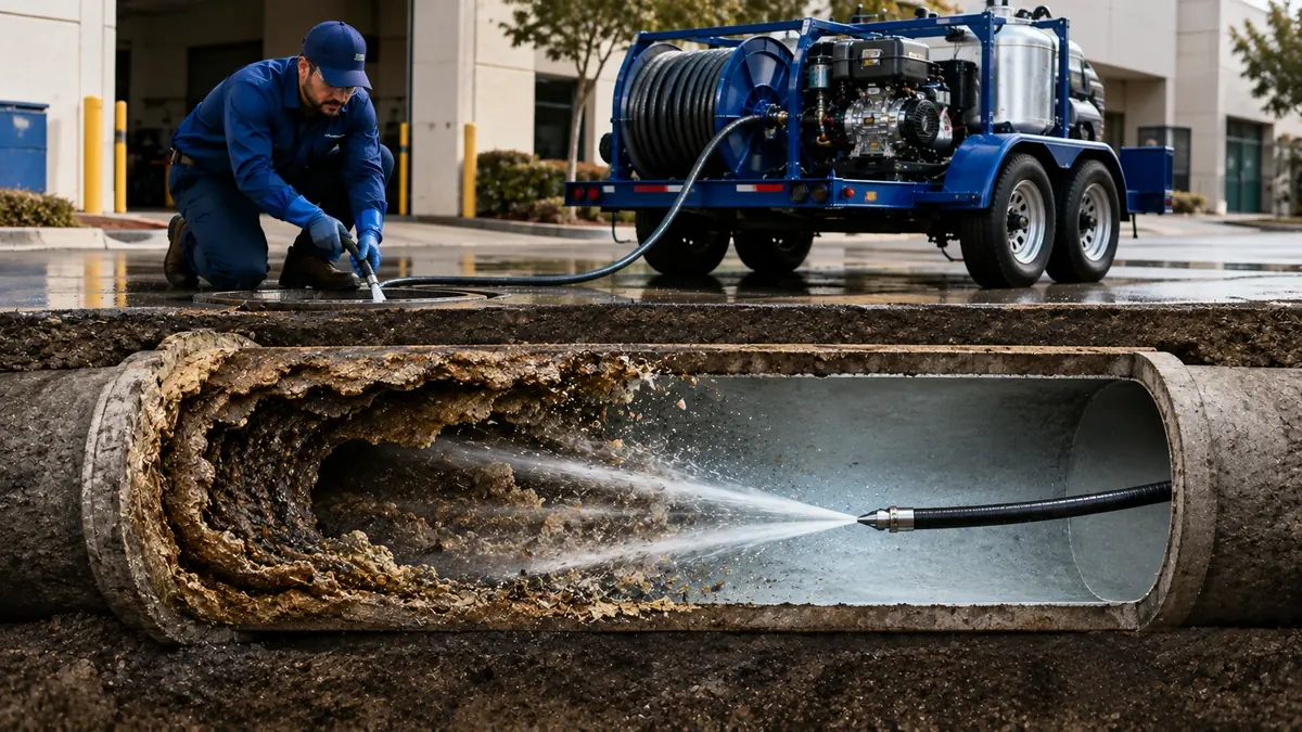 Sewer Pipe Descaling in Ranchita